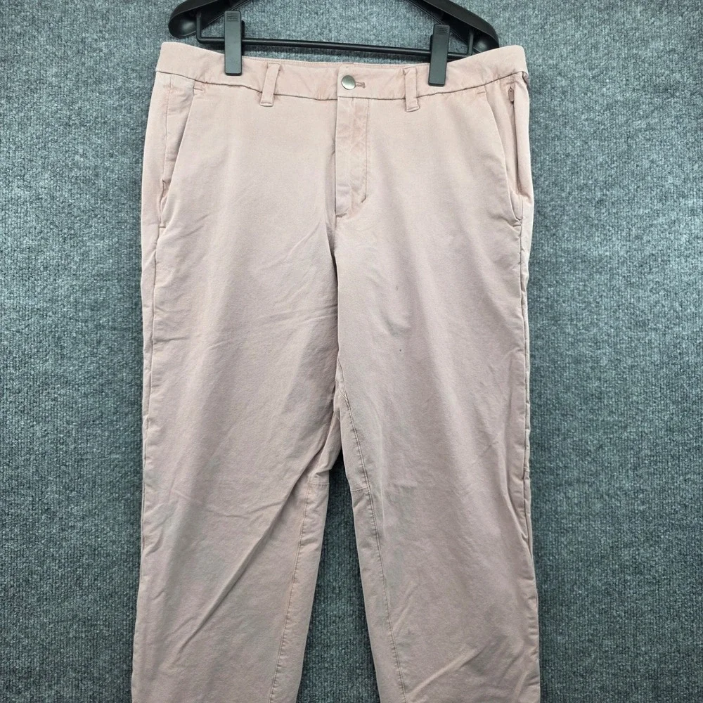 Lululemon Commission Pant Classic Mens 34 Dusty Rose Mauve Technical Chino Pants